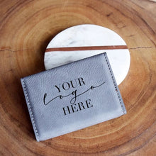 Load image into Gallery viewer, Logo or Custom Design Business Card Holder