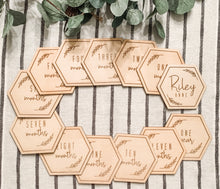 Load image into Gallery viewer, Laser Cut Baby Milestones