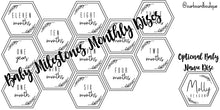 Load image into Gallery viewer, Laser Cut Baby Milestones