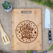 Load image into Gallery viewer, Cookies for Santa Rectangular Board