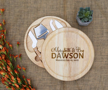 Load image into Gallery viewer, Married Circular Cheese Board