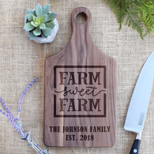 Load image into Gallery viewer, Farm Sweet Farm with Family Name and Est. Year Paddle Board