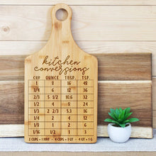 Load image into Gallery viewer, Kitchen Conversion Chart Paddle Board