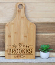 Load image into Gallery viewer, Mr & Mrs Last Name Paddle Board
