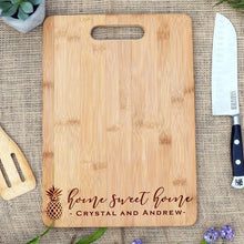 Load image into Gallery viewer, Pineapple Home Sweet Home Rectangular Board