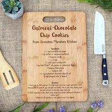 Load image into Gallery viewer, Personalized Recipe Rectangular Board