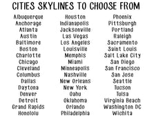 Load image into Gallery viewer, Skyline City Rectangular Board