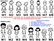 Load image into Gallery viewer, This Is Us Stick Figure, People Rectangular Board