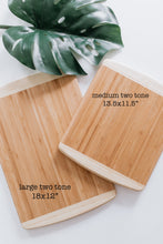 Load image into Gallery viewer, Bless Our Home Two Tone Cutting Board