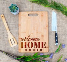 Load image into Gallery viewer, Welcome Home Zip Code Rectangular Board