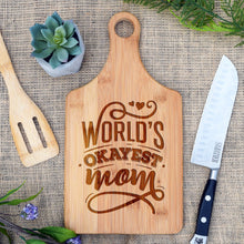 Load image into Gallery viewer, World's Okayest Mom Paddle Board