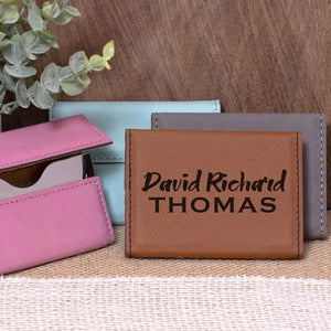 Name on Business Card Holder