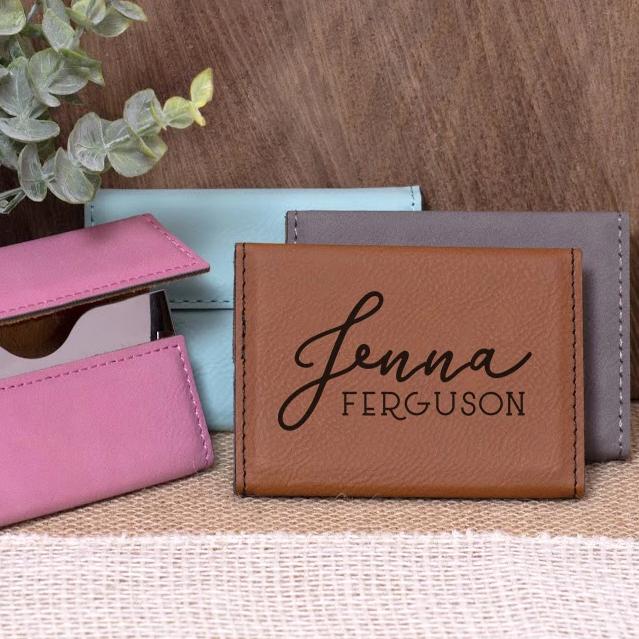 Name on Business Card Holder