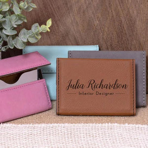 Name and Title Business Card Holder