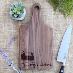 Custom Name Kitchen and Mixer Paddle Board