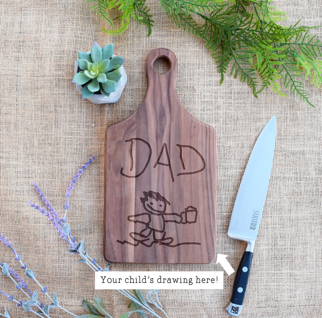 Personalized Child's Drawing Paddle Board