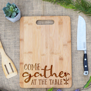 Come Gather At the Table Rectangular Board