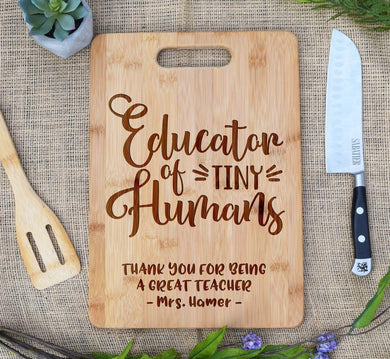 Educator of Tiny Humans Rectangular Board