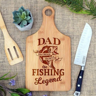 Dad Fishing Legend Paddle Board