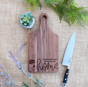 Home - Keys with Family Name and Est. Year Paddle Board