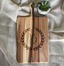 Load image into Gallery viewer, Laurel Initial Acacia Paddle Board