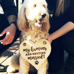 My Humans are Getting Married Sign