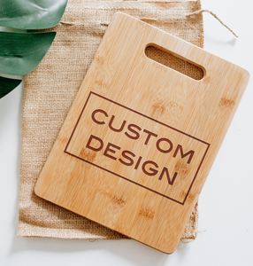Logo or Custom Design Rectangular Board (Centered)