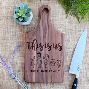This Is Us Custom Family Name with People Paddle Board