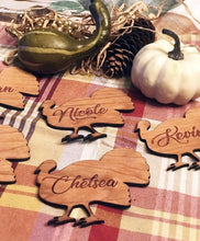 Load image into Gallery viewer, Laser Cut Turkey Table Setting, Thanksgiving