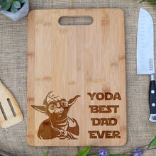Load image into Gallery viewer, Yoda Best Dad Rectangular Board